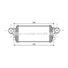 Интеркулер AVA QUALITY COOLING MSA4549