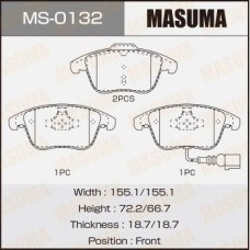 MS-0132 MASUMA Комплект гальмівних колодок