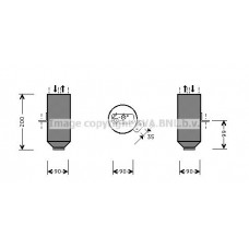 BWD217 AVA QUALITY COOLING Осушувач кондиціонера