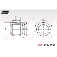 72942038 MAXTECH Поршень корпус скоби гальма