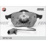 BP43146 FENOX КомплеК т гальмівних колодок, дискове гальмо