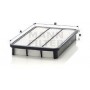 C 3145 MANN-FILTER Повітряний фільтр