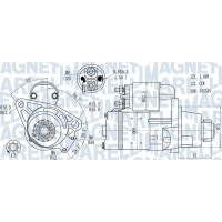 063721306010 MAGNETI MARELLI Стартер
