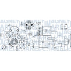 063721306010 MAGNETI MARELLI Стартер