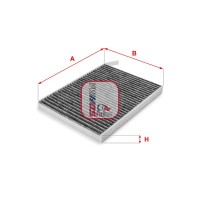 S 4233 CA SOFIMA Фільтр повітря у внутрішньому просторі