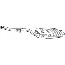 283-497 BOSAL Глушник вихлопних газів кінцевий