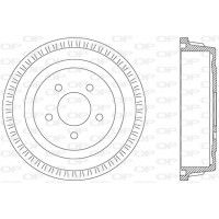 BAD9026.10 OPEN PARTS Гальмівний барабан