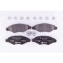 8DB 355 009-411 HELLA PAGID Комплект гальмівних колодок дисковий гальм