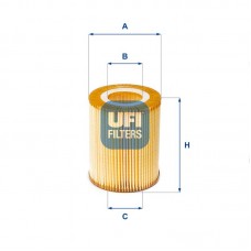 2515200 UFI Масляний фільтр