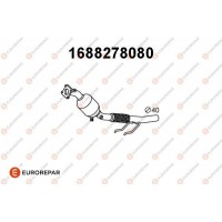 1688278080 EUROREPAR Катализатор