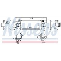 96171 NISSENS Интеркулер