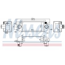 96171 NISSENS Интеркулер