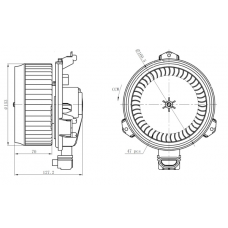 WG2160411 WILMINK GROUP Вентилятор салону