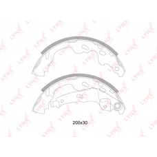 BS-7526 LYNXauto Комплект гальмівних колодок