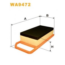 WA9472 WIX FILTERS Повітряний фільтр
