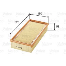 585282 VALEO Повітряний фільтр
