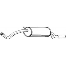 279-495 BOSAL Глушник вихлопних газів кінцевий