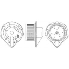 AB 172 000S MAHLE Вентилятор салону