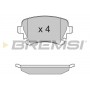 BP3130 BREMSI Комплект гальмівних колодок дисковий гальм