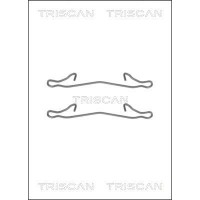 8105 161563 TRISCAN Комплектуючі колодки дискового гальма