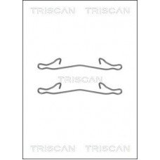 8105 161563 TRISCAN Комплектуючі колодки дискового гальма