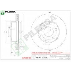 V096 PILENGA Гальмівний диск
