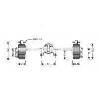 CRD059 AVA QUALITY COOLING Осушувач кондиціонера