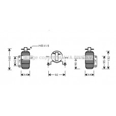 CRD059 AVA QUALITY COOLING Осушувач кондиціонера