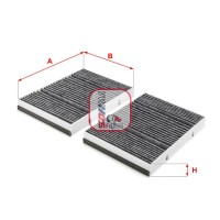 S 4294 CA SOFIMA Фільтр повітря у внутрішньому просторі