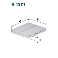 K 1371 FILTRON Фільтр повітря у внутрішньому просторі