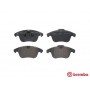 P 61 117 BREMBO Комплект гальмівних колодок дисковий гальм
