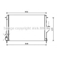 RTA2478 AVA QUALITY COOLING Радіатор охолодження двигуна