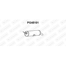 PG45101 VENEPORTE Глушник вихлопних газів кінцевий