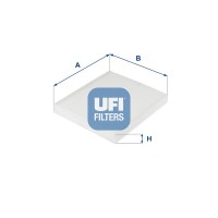 5324300 UFI Фільтр повітря у внутрішньому просторі