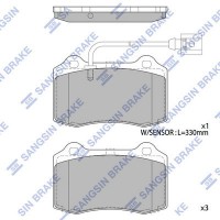 SP1854A Hi-Q Комплект гальмівних колодок дисковий гальм