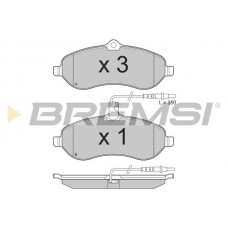 BP3283 BREMSI Комплект гальмівних колодок дисковий гальм