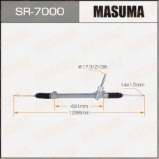SR-7000 MASUMA Зубчатая рейка, Кермовий механізм