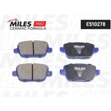 E510278 MILES Комплект гальмівних колодок дисковий гальм