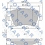 FO 912381 FOMAR Friction Комплект гальмівних колодок дисковий гальм
