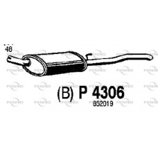 P4306 FENNO Глушник вихлопних газів кінцевий