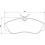 363710205079 MAGNETI MARELLI Комплект гальмівних колодок дисковий гальм