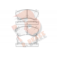 RB1153 R BRAKE Комплект гальмівних колодок дисковий гальм