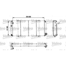730898 VALEO Радіатор охолодження двигуна