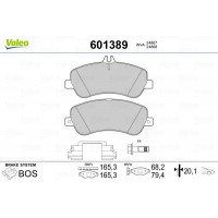 601389 VALEO Комплект гальмівних колодок дисковий гальм