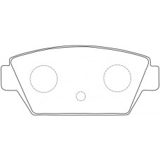 FP0329 FIT Комплект гальмівних колодок дисковий гальм