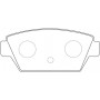 FP0329 FIT Комплект гальмівних колодок дисковий гальм