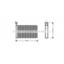 FD6164 AVA QUALITY COOLING Теплообмінник обігрів салону