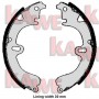 05860 KAWE Комплект гальмівних колодок