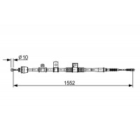 1 987 482 620 BOSCH Тросик, cтояночный тормоз