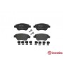 P 23 099 BREMBO Комплект гальмівних колодок дисковий гальм